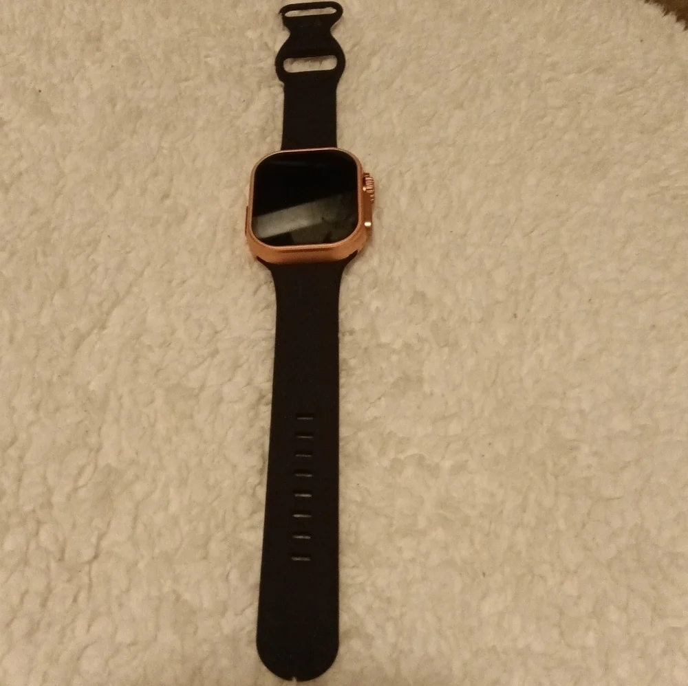 NEW BLACK Apple Watch Band - Silicone